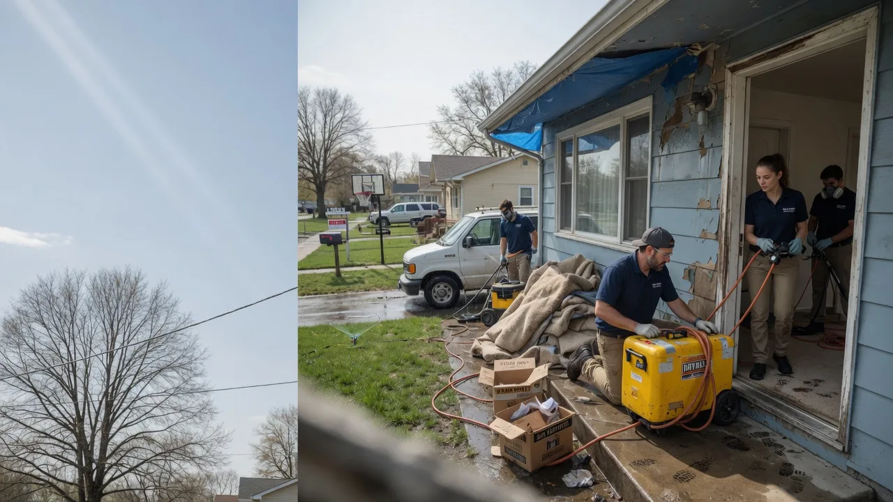 Basement Flood Cleanup in Roderfield, WV near me